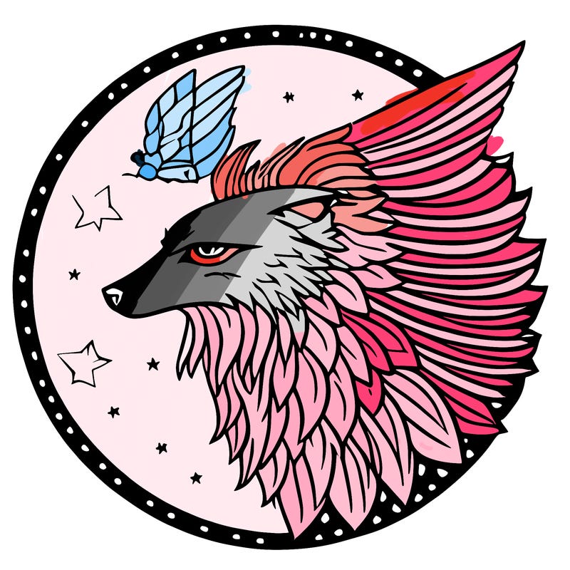 winged wolf
