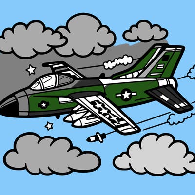 military plane doing an airshow