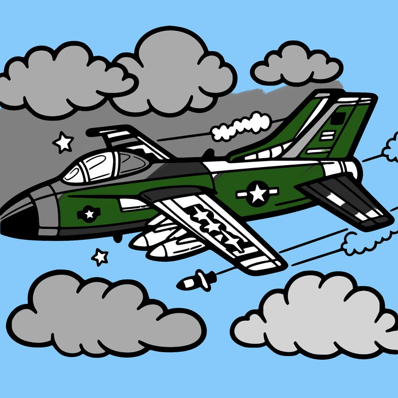 military plane doing an airshow