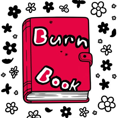 book with empty front cover