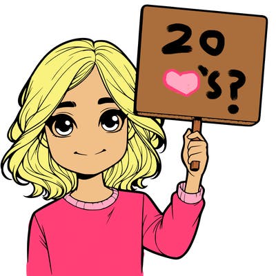 realistic girl holding up a sign