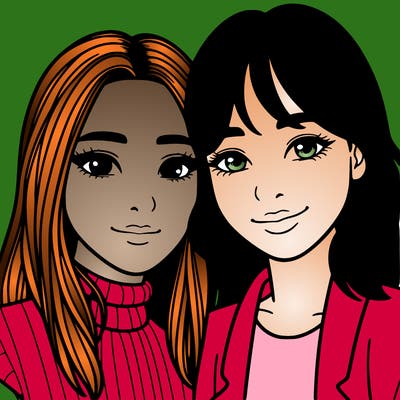 asian woman being in a couple with a latina woman realistic