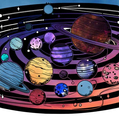 realistic planets on a solar system