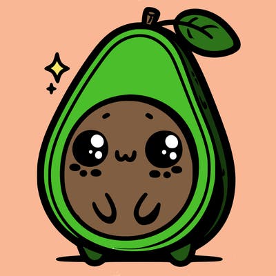 cute avocado
