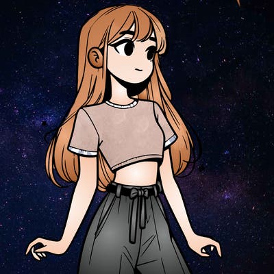 girl in a cute crop top