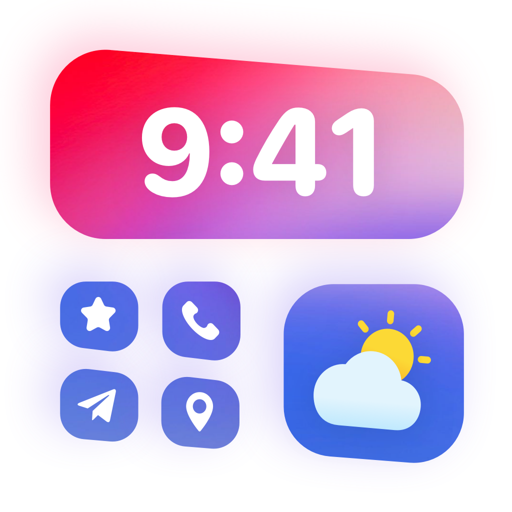 Lock Screen Widgets & Icons - Graphics & Design App | MWM