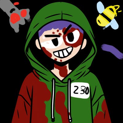 faceless girl in hoodie