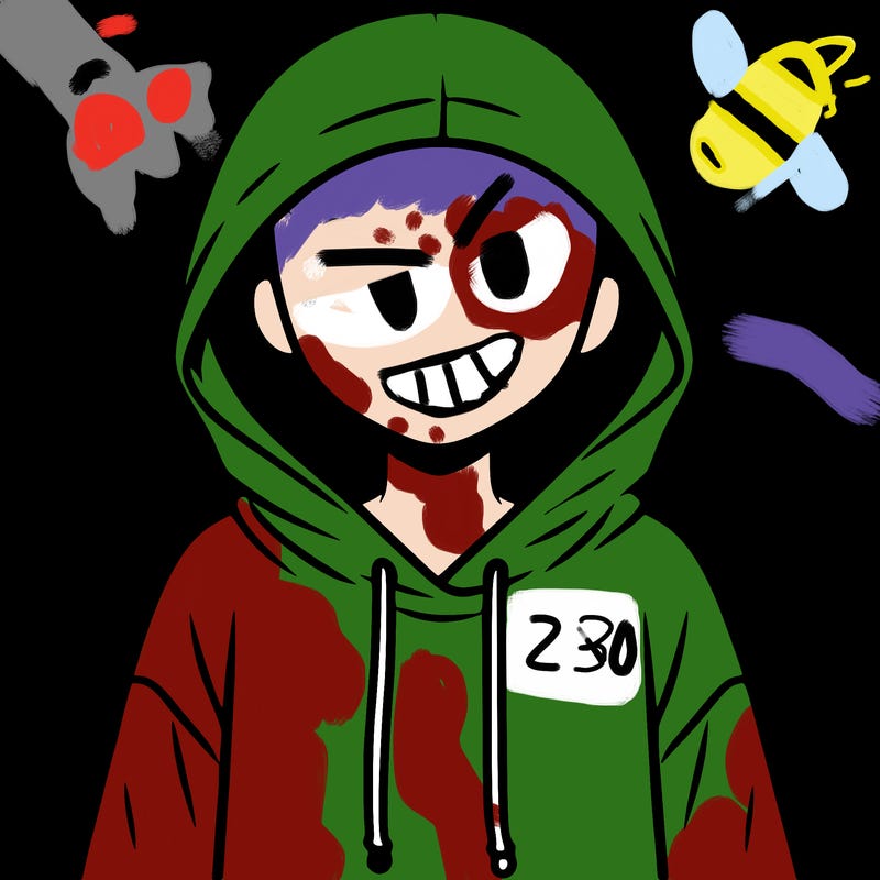 faceless girl in hoodie