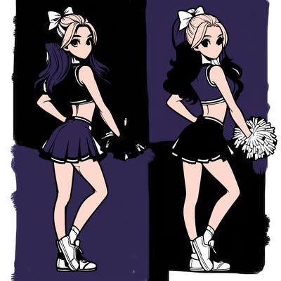 realistic cheerleader