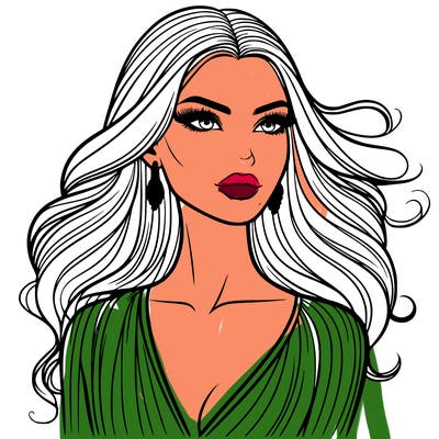 beautiful fashion woman