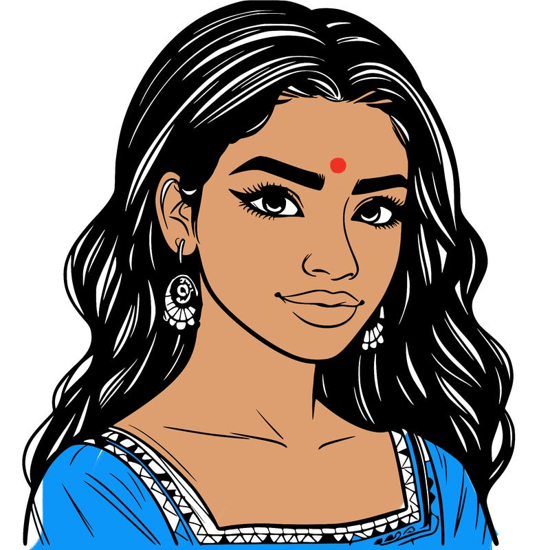 realistic detailed latina woman