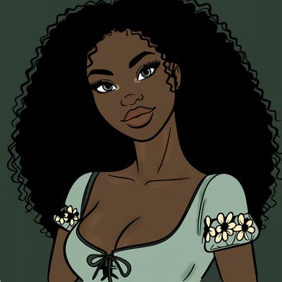 beautiful black woman