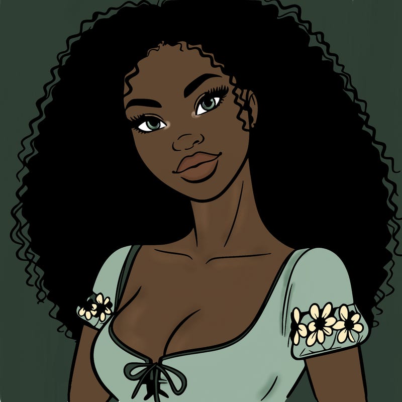 beautiful black woman