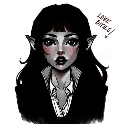 realistic vampire girl