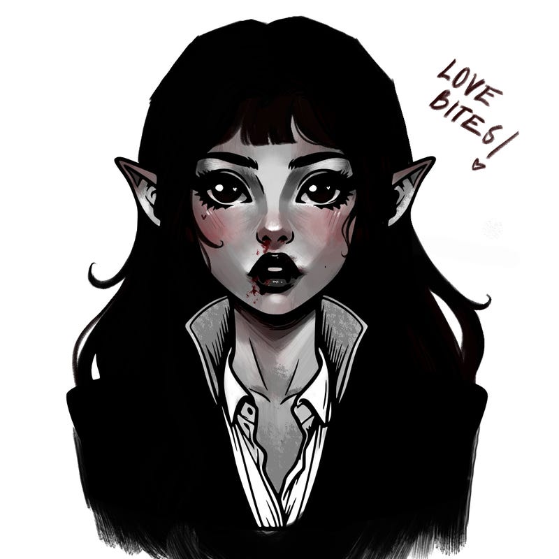 realistic vampire girl