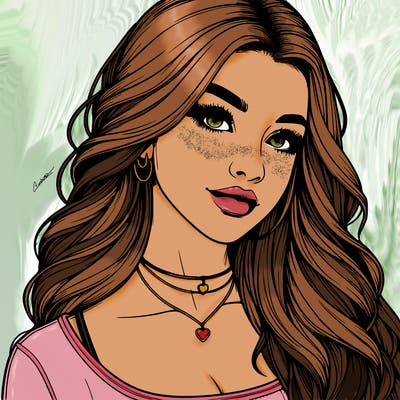 detailed realistic girl