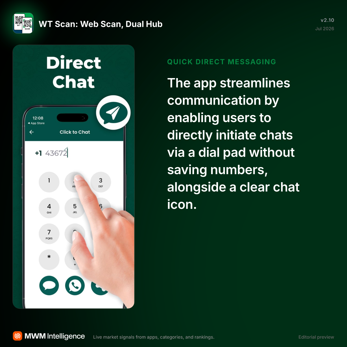 WT Scan: Web Scan, Dual Hub - Social Networking App | MWM
