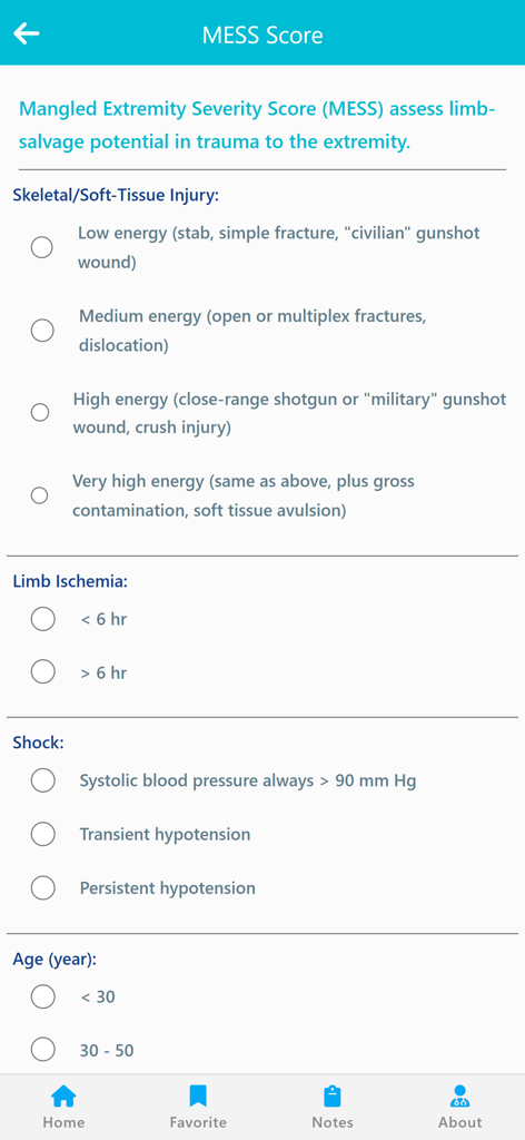 Orthopedic Signs & Angles - Medical App | MWM