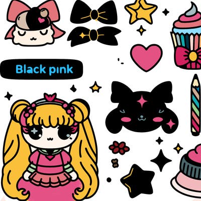 black pink