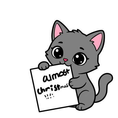 a small cat with a blank sheet of paper in its hand. the cat is sooooooo cute!