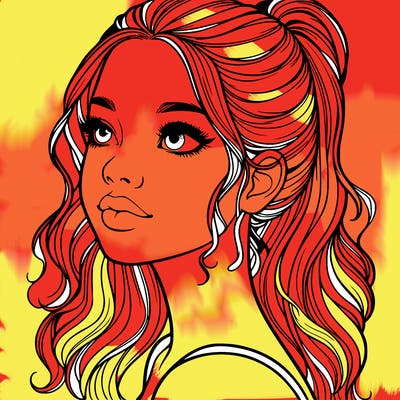 beautiful realistic girl