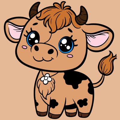 cute cow
