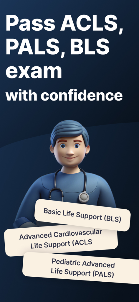 AHA ACLS, PALS, BLS Exam Prep - Education App | MWM