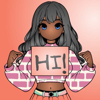 girl holding a blank sign in a long sleeve crop top