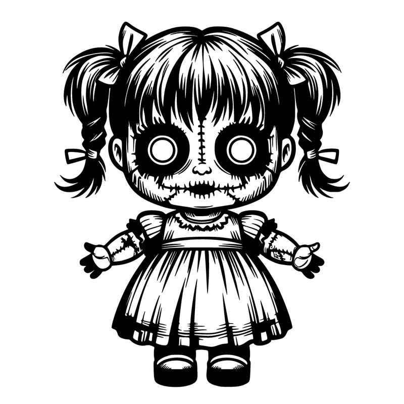 creepy doll
