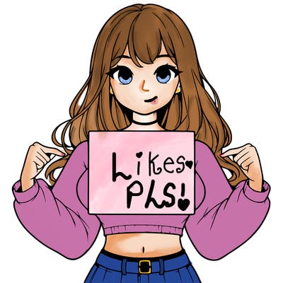 girl holding a blank sign in a long sleeve crop top