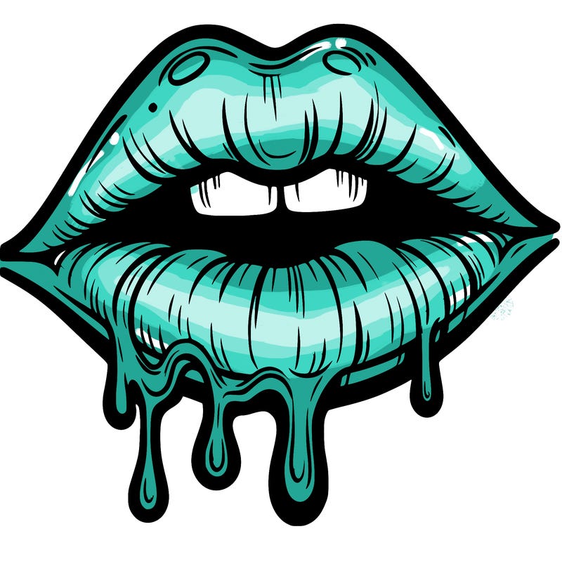 lips that look realistic and drip