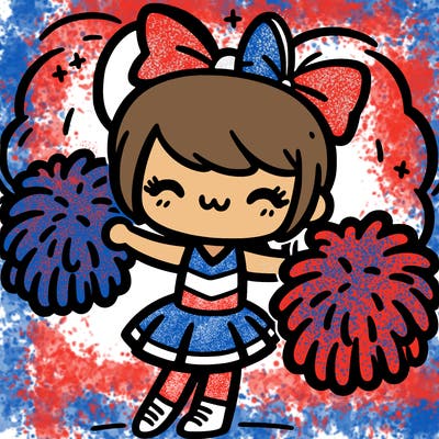 cheerleading pom poms