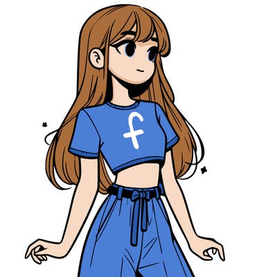 girl in a cute crop top