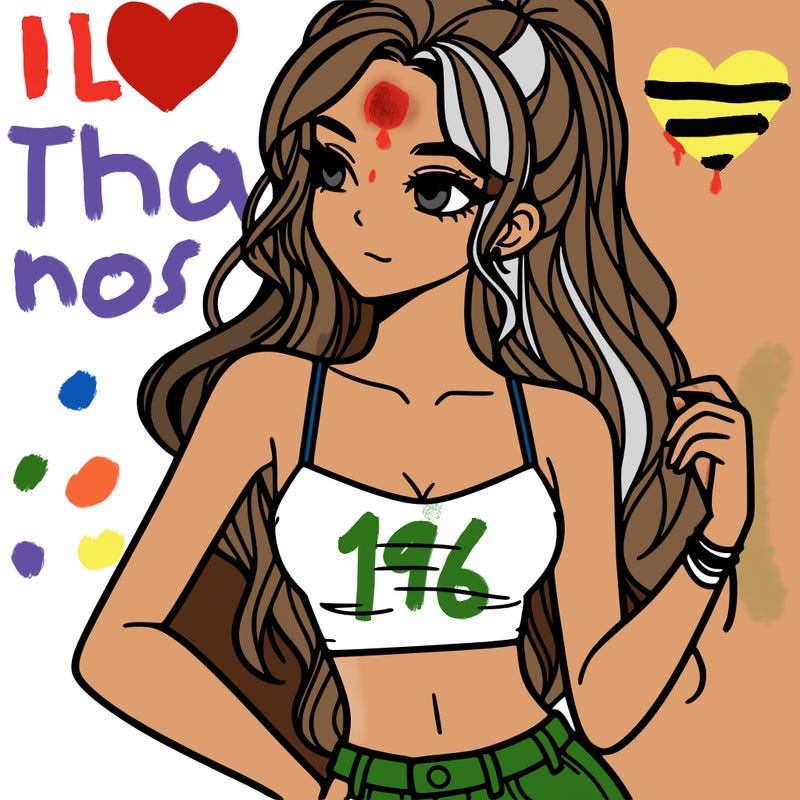 girl in crop top