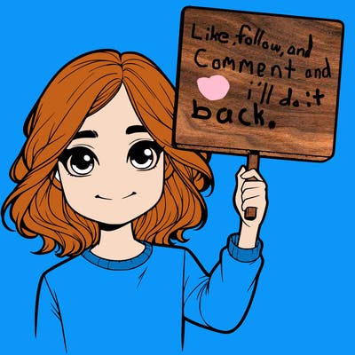 realistic girl holding up a sign