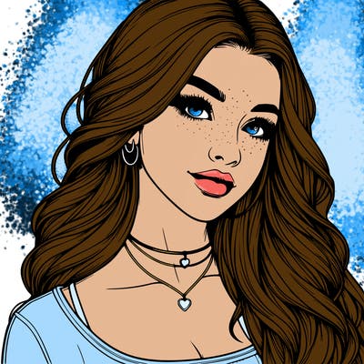 detailed realistic girl