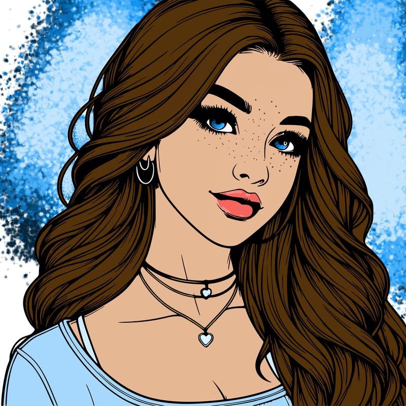 detailed realistic girl