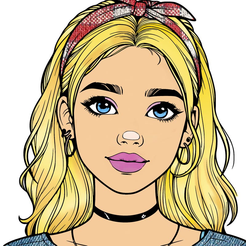 realistic teenage girl