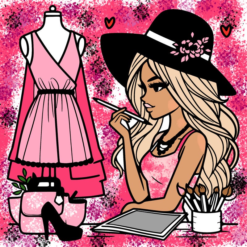 a stylish fashion designer