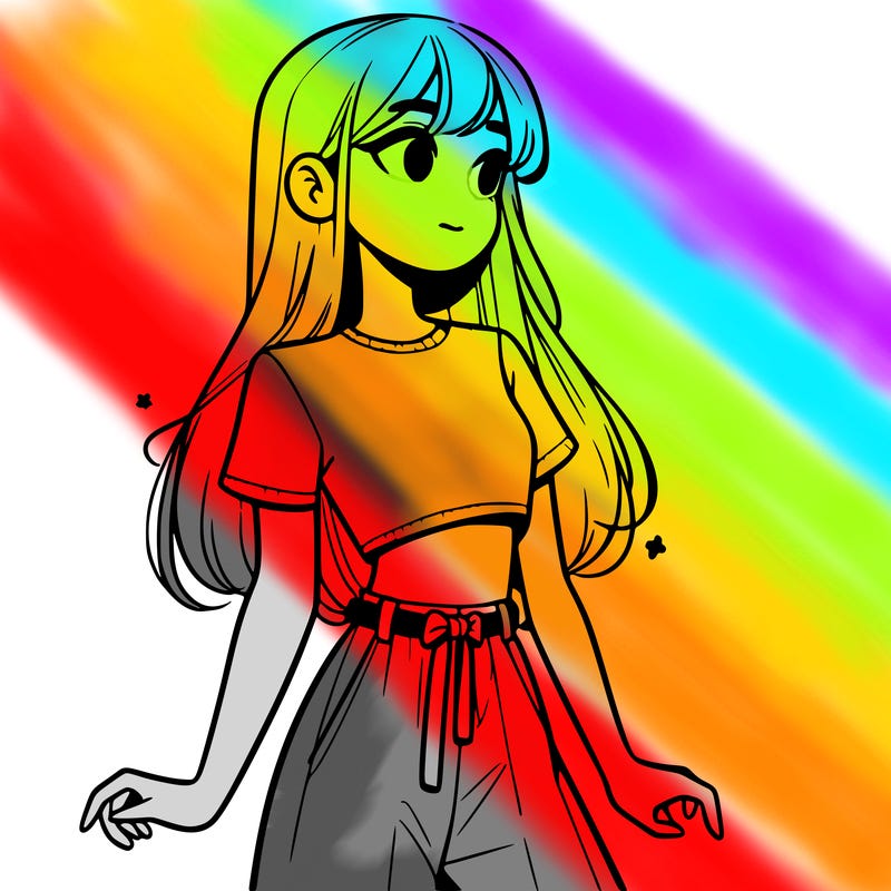 girl in a cute crop top