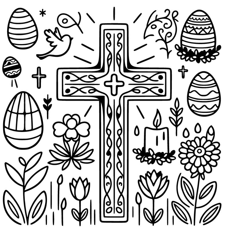 religious easter cross