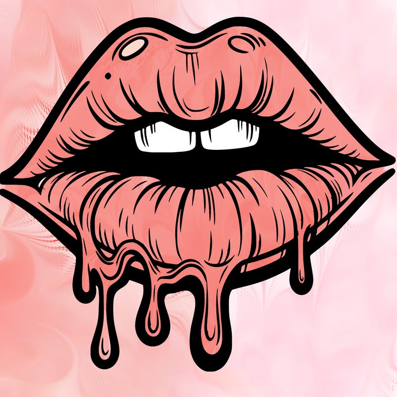 lips that look realistic and drip