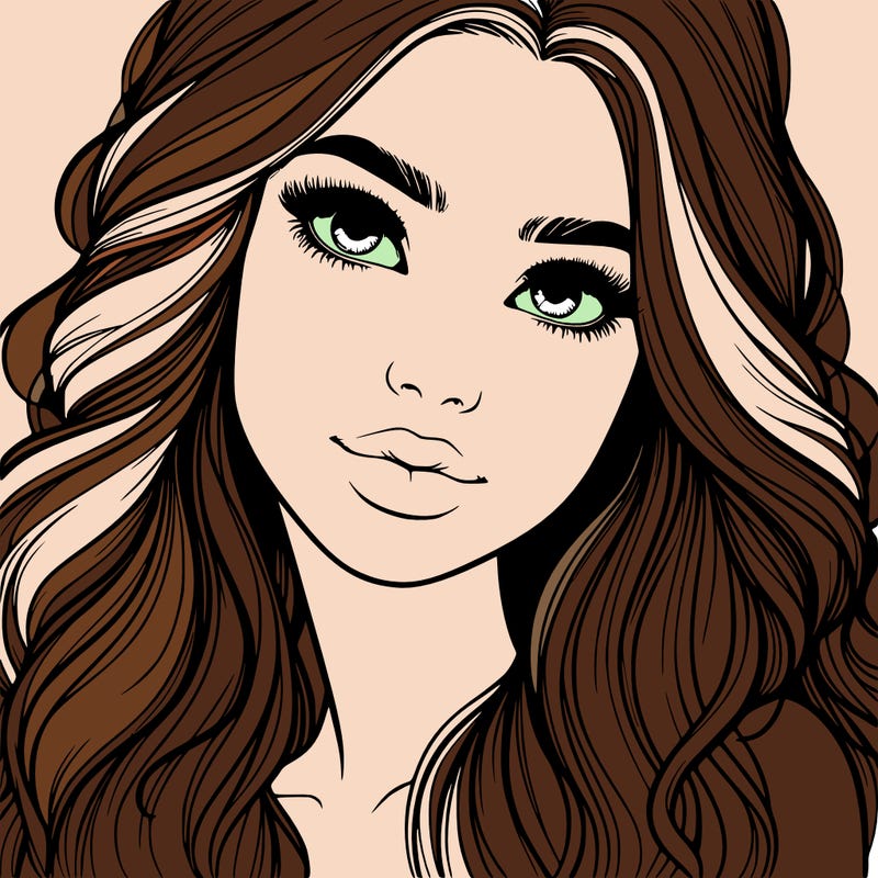 beautiful realistic girl