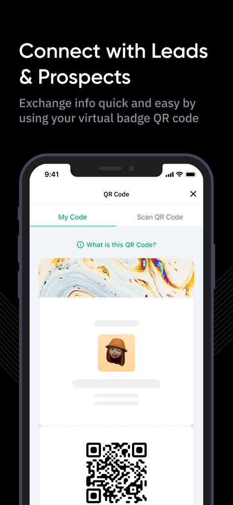 Brella.io - Brella app virtual badge QR code for networking with leads and prospects