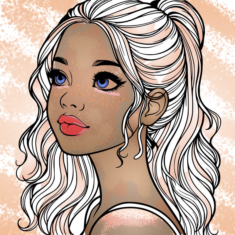 beautiful realistic girl