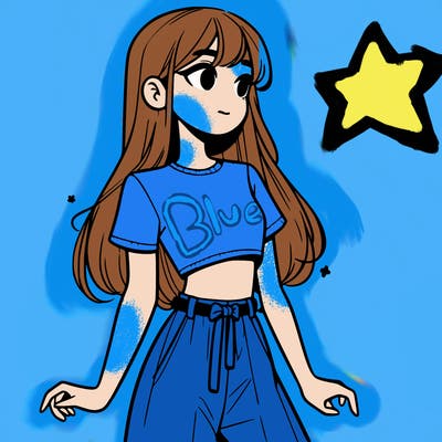 girl in a cute crop top