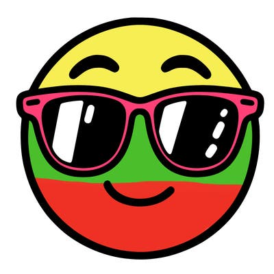 emoji with sunglasses