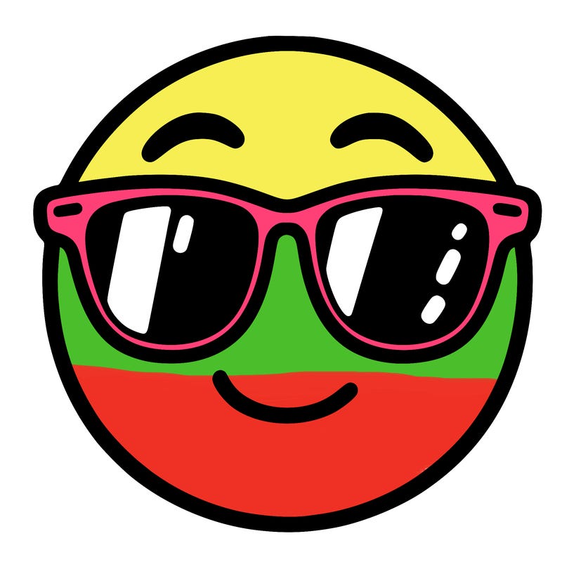emoji with sunglasses