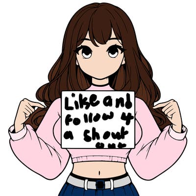 girl holding a blank sign in a long sleeve crop top