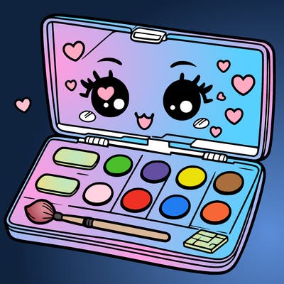 makeup pallet
